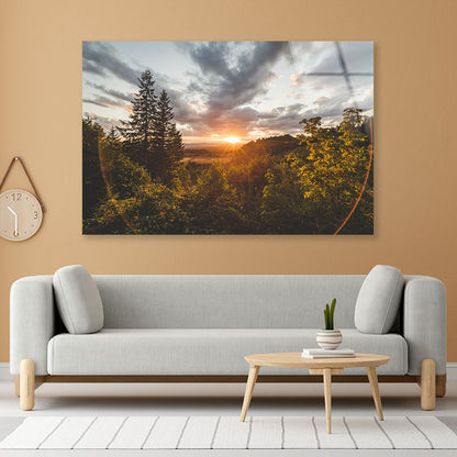 Sky at Sunset Acrylic Glass Print Tempered Glass Wall Art 100% Made in Australia Ready to Hang