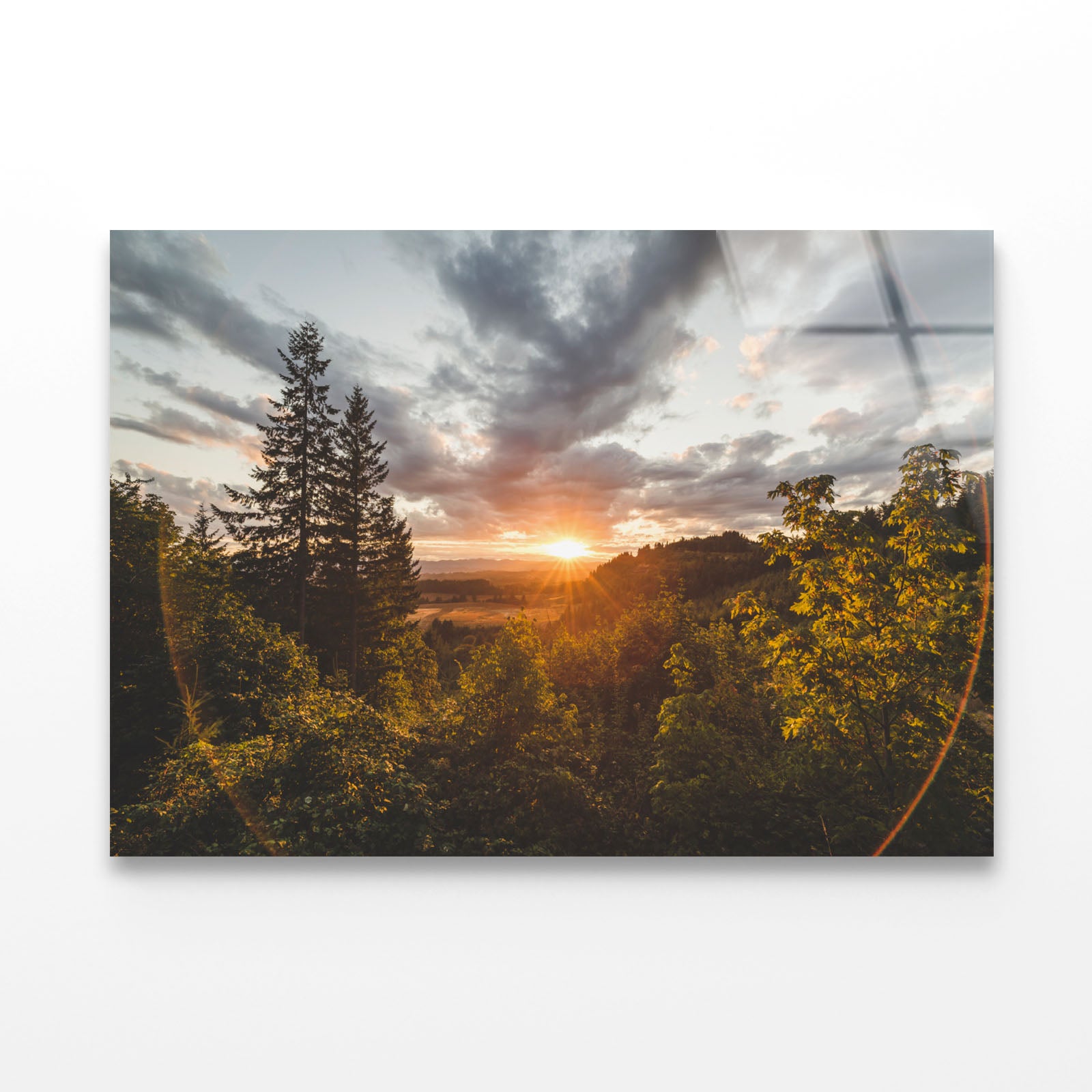 Sky at Sunset Acrylic Glass Print Tempered Glass Wall Art 100% Made in Australia Ready to Hang