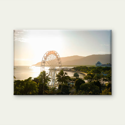 Iconic Giant Ferris Wheel Along The Waterfront Cairns Australia Wall Art Decor 100% Australian Made
