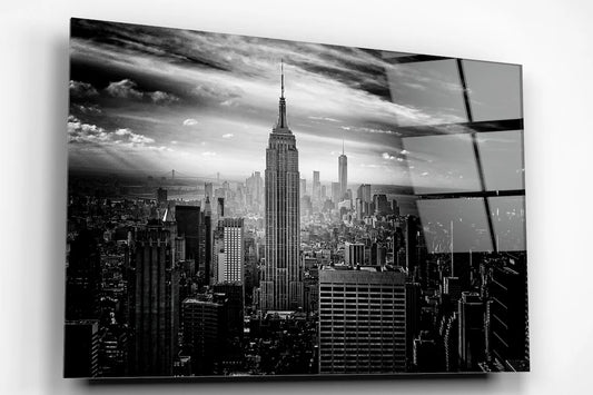 New York Cityscape Acrylic Glass Print Tempered Glass Wall Art 100% Made in Australia Ready to Hang
