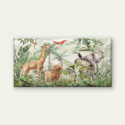 Africa Safari Jungle Animal Wall Art Canvas Office Home Room Framed 120x60cm