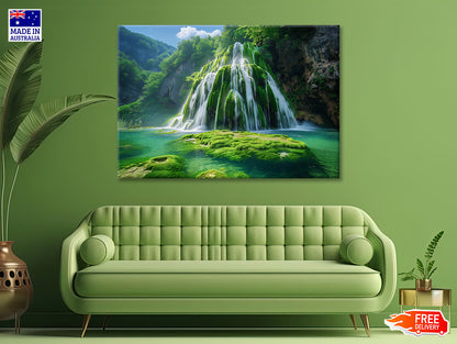 Waterfall in the Park Print 100% Australian Made - Bella Home Decor
