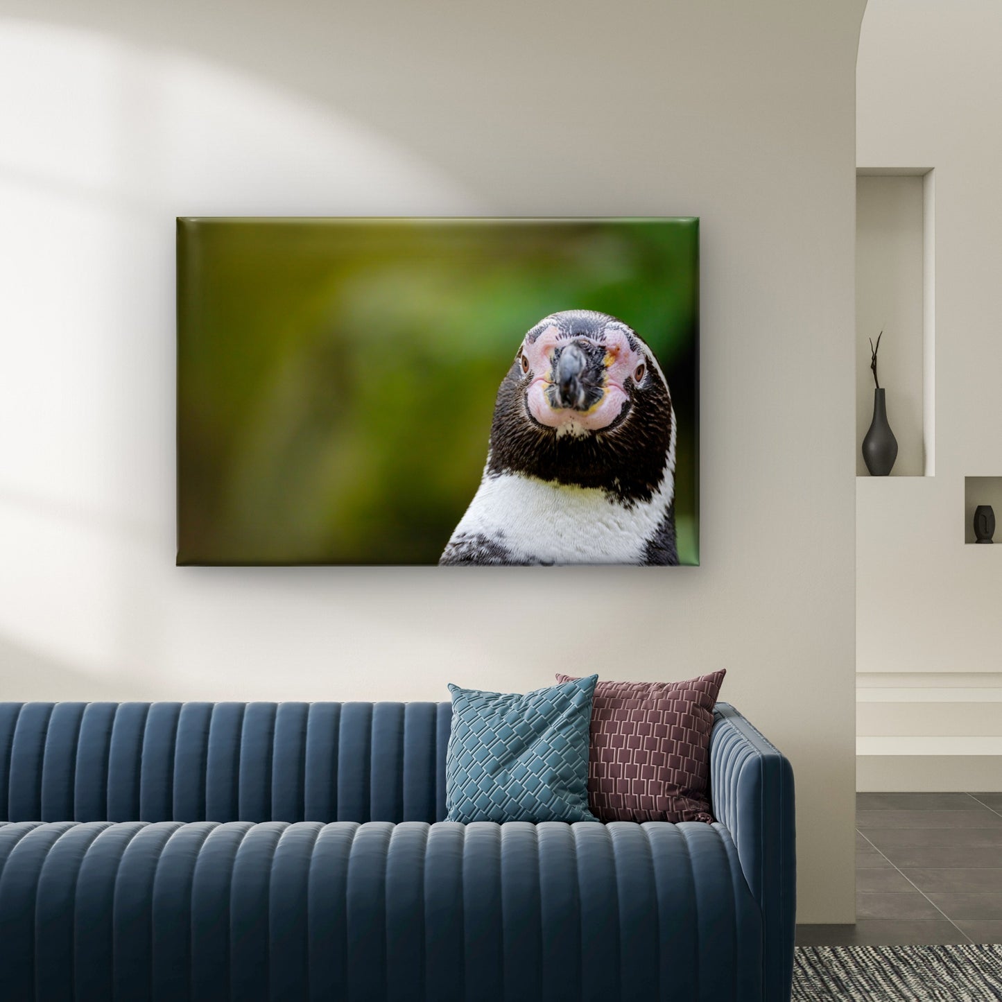 South American Humboldt Penguin Spheniscus Humboldti Wall Art Decor 100% Australian Made