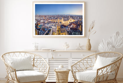 Duomo Di Milano With Evening Sky Home Decor Premium Quality Poster Print Choose Your Sizes