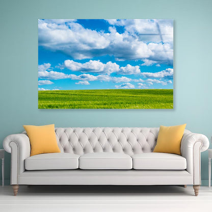 Naturlandschaft with Beautiful Blue Sky Acrylic Glass Print Tempered Glass Wall Art 100% Made in Australia Ready to Hang