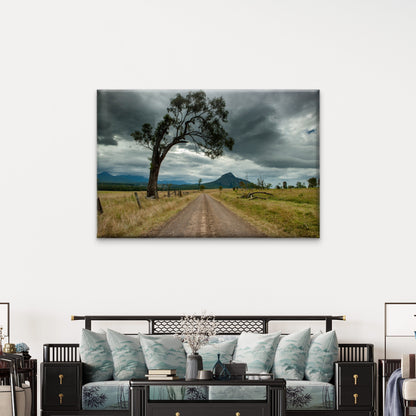 Australian Countryside Stormy Field Wall Art Decor 100% Australian Made - Bella Home Decor