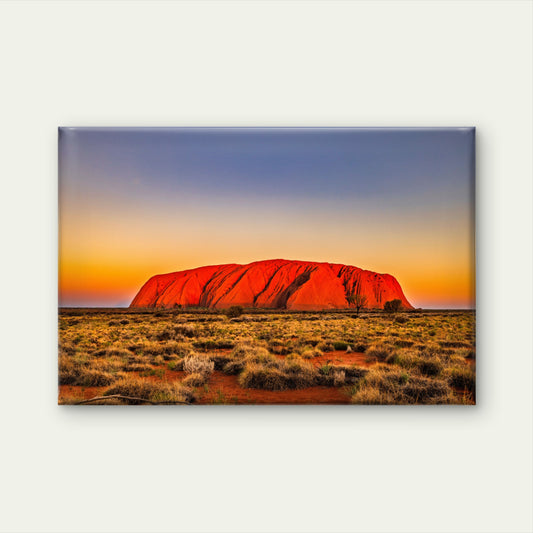 Sunset Uluru Australian Outback Wall Art Decor 100% Australian Made