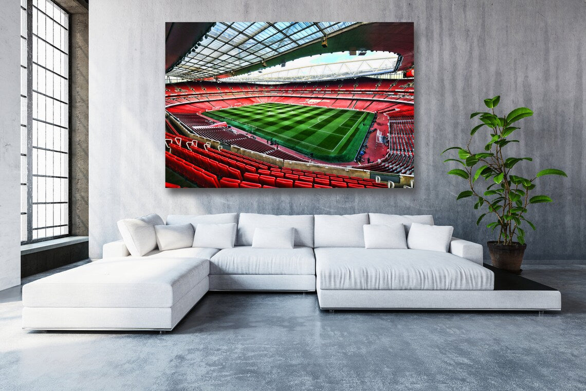 Arsenal Emirates Stadium UV Direct Aluminum Print Australian Made Quality