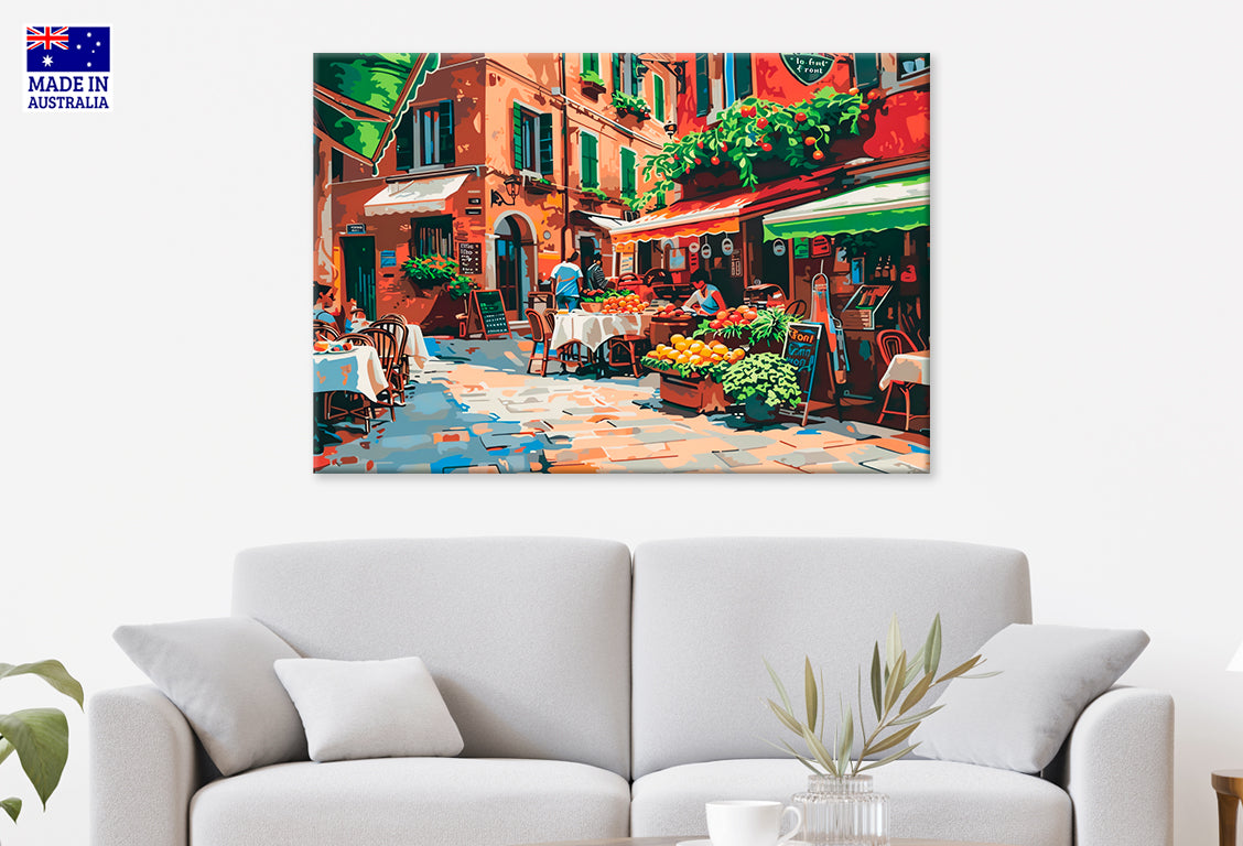 Painting Fruit Market Shops Painting Wall Art Decor 100% Australian Made