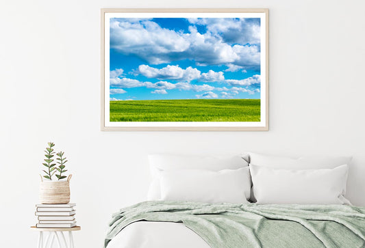 Naturlandschaft with Beautiful Blue Sky Home Decor Premium Quality Poster Print Choose Your Sizes