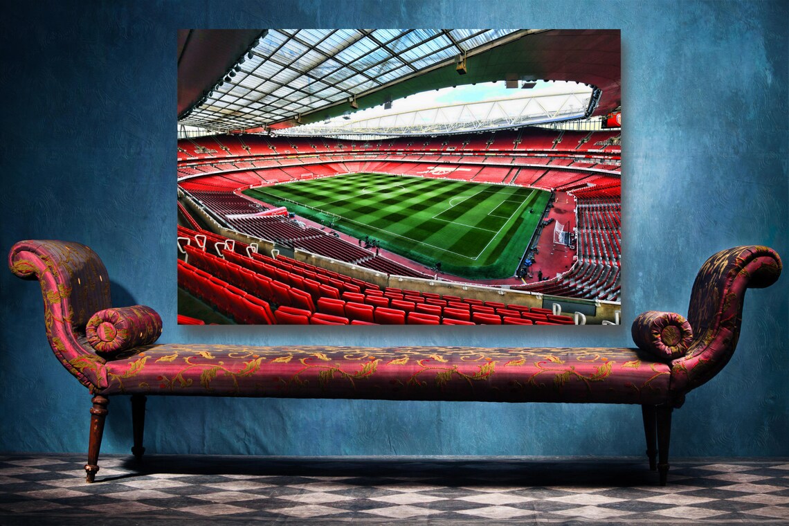 Arsenal Emirates Stadium UV Direct Aluminum Print Australian Made Quality