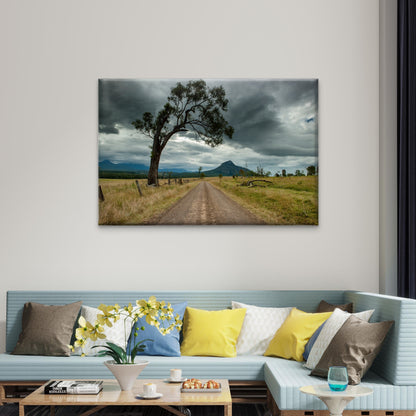 Australian Countryside Stormy Field Wall Art Decor 100% Australian Made - Bella Home Decor