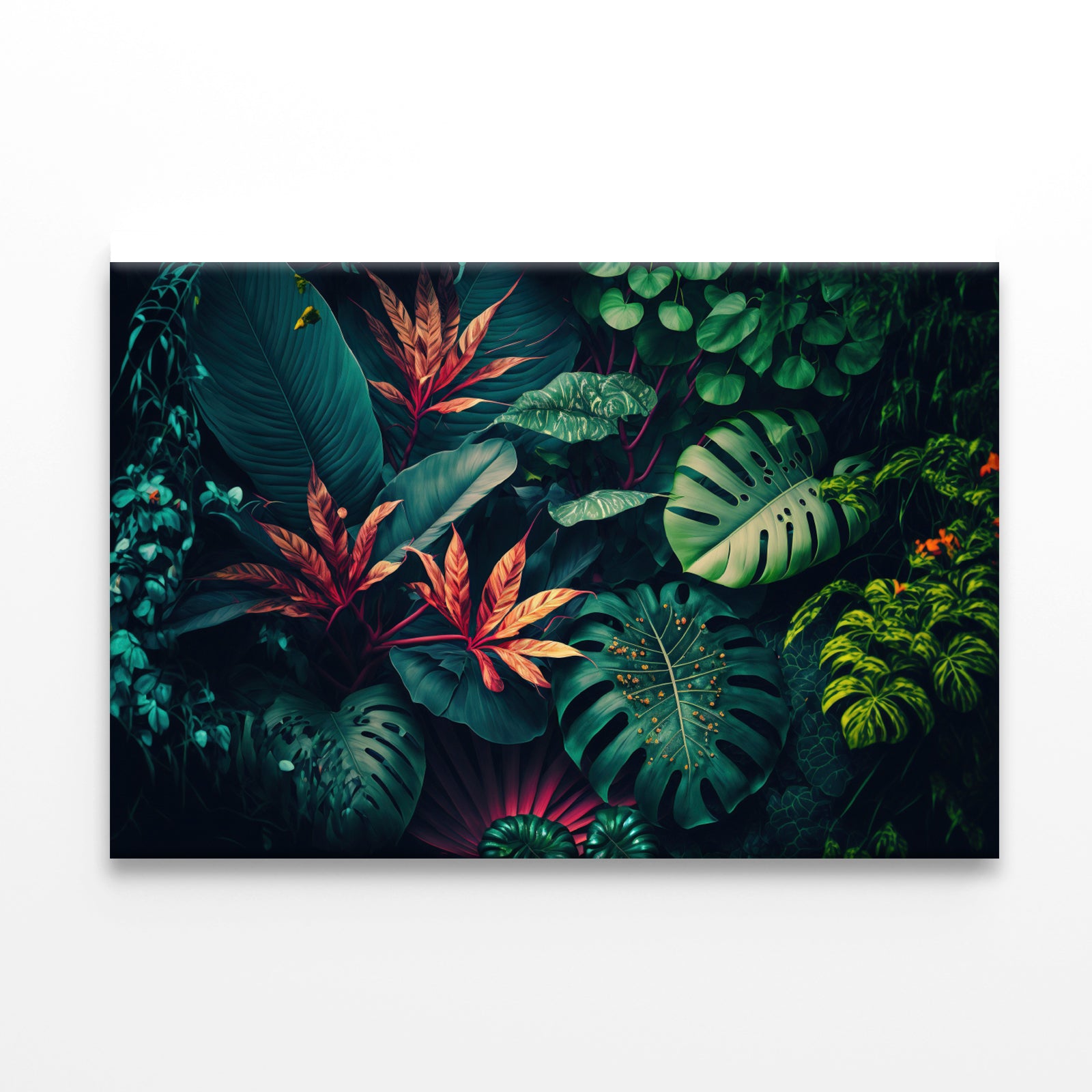 Lush Colorful Tropical Leaves Print 100% Australian Made - Bella Home Decor