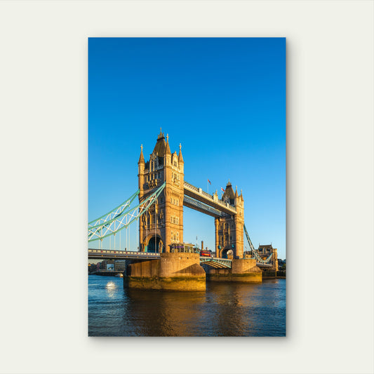 Tower Bridge London Landmark 40x60cm Metal Print Ready to Hang