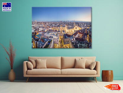 Duomo Di Milano With Evening Sky Print 100% Australian Made