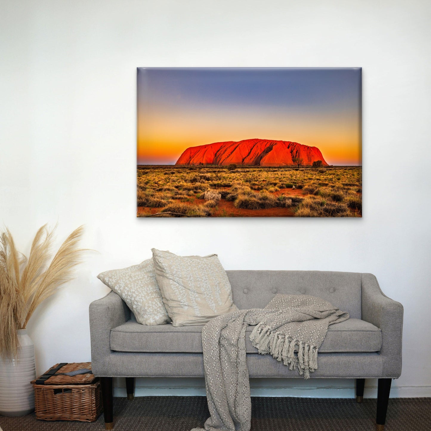Sunset Uluru Australian Outback Wall Art Decor 100% Australian Made - Bella Home Decor
