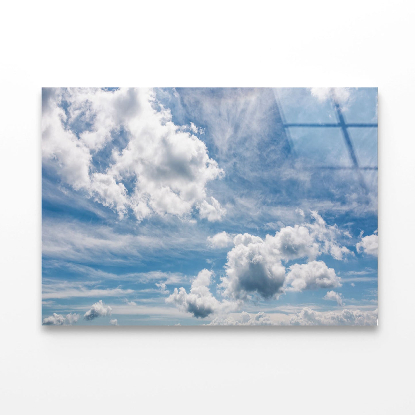 Cloudy Dynamic Formation Acrylic Glass Print Tempered Glass Wall Art 100% Made in Australia Ready to Hang