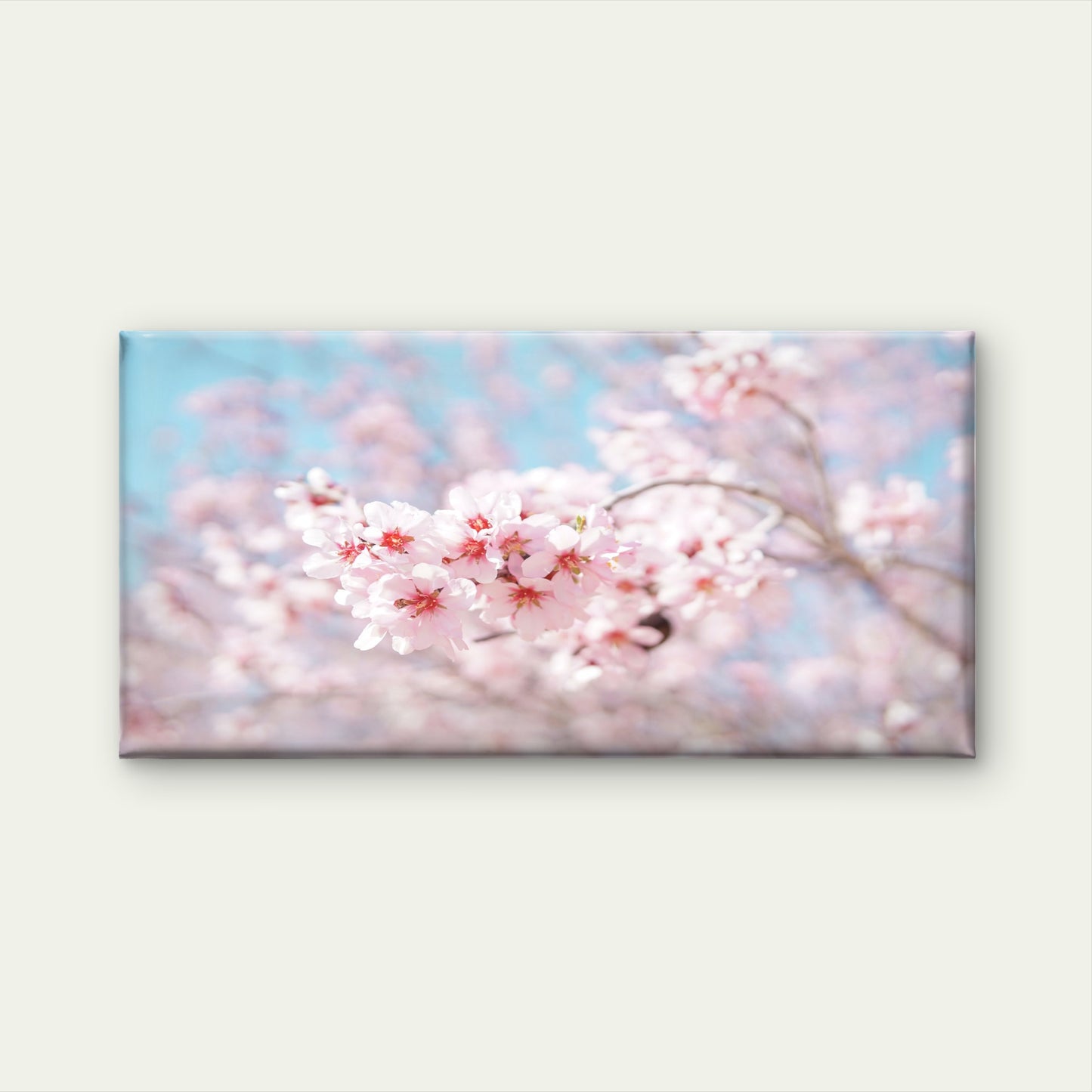 Spring Floral Tree Branch Wall Art Canvas Office Home Room Framed 120x60cm