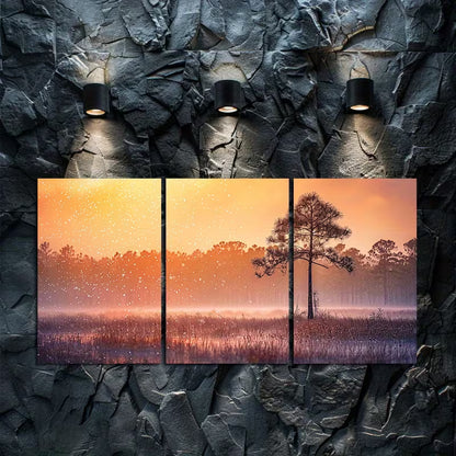 3pcs Nature Landscape Photography Wall Art Set Canvas Framed 50x70cm - High Quality Print 100% Australian Made Wall Canvas Ready to Hang