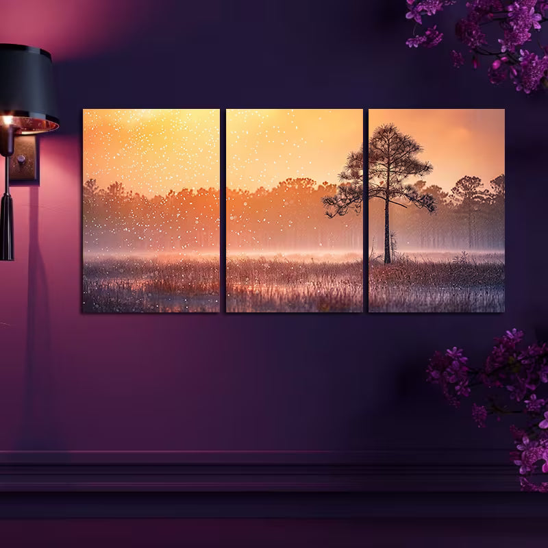 3pcs Nature Landscape Photography Wall Art Set Canvas Framed 60x90cm - High Quality Print 100% Australian Made Wall Canvas Ready to Hang