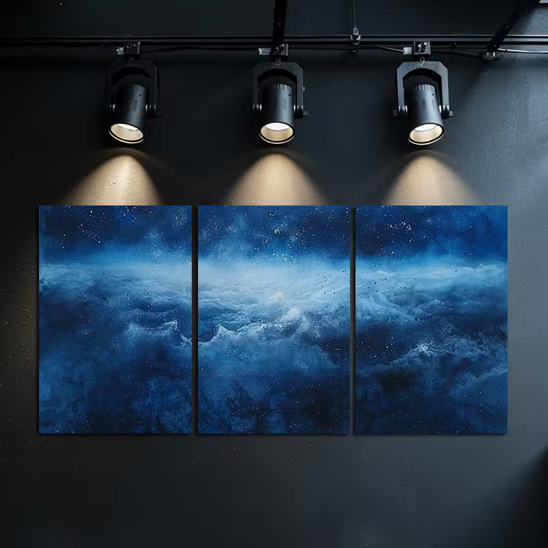 3pcs Abstract Sky and Clouds Oil Painting Wall Art Set Canvas Framed 40x60cm - High Quality Print 100% Australian Made Wall Canvas Ready to Hang - Bella Home Decor