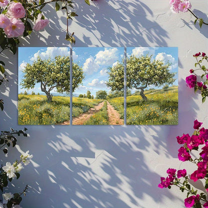 3pcs Embrace of Nature Oil Painting Wall Art Set Canvas Framed 40x60cm - High Quality Print 100% Australian Made Wall Canvas Ready to Hang