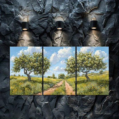 3pcs Embrace of Nature Oil Painting Wall Art Set Canvas Framed 40x60cm - High Quality Print 100% Australian Made Wall Canvas Ready to Hang