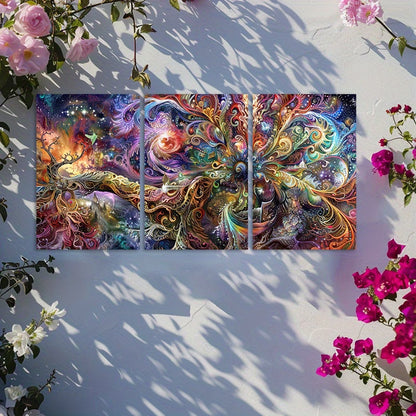 3pcs Oil Painting Lying on the Lawn Wall Art Set Canvas Framed 40x60cm - High Quality Print 100% Australian Made Wall Canvas Ready to Hang