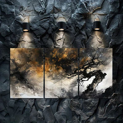 3pcs Unique Beauty of Traditional Chinese Art Wall Art Set Canvas Framed 50x70cm - High Quality Print 100% Australian Made Wall Canvas Ready to Hang