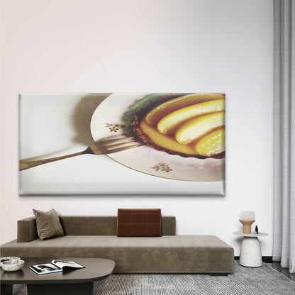 Close-Up of Food on Table Wall Art Canvas Office Home Room Framed 120x60cm