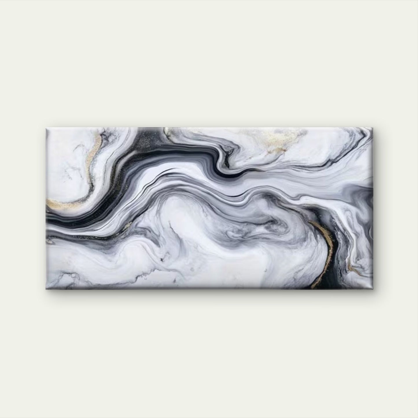 Abstract Marble Flow Art Wall Art Canvas Office Home Room Framed 120x60cm