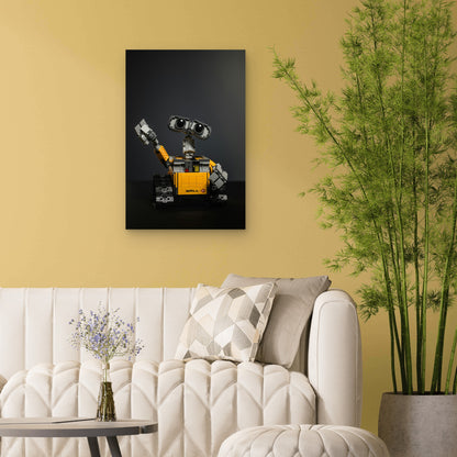 LEGO Ideas Pixar WALL-E Set 40x60cm Metal Print Ready to Hang