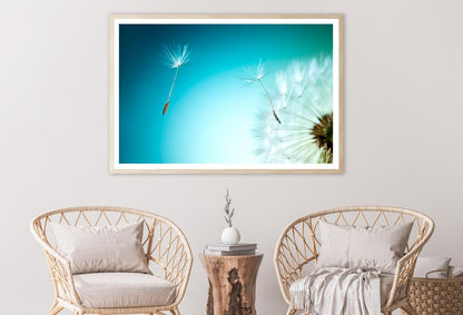 Dandelion Blowing in The Wind with A Blue Sky  Home Decor Premium Quality Poster Print Choose Your Sizes - Bella Home Decor