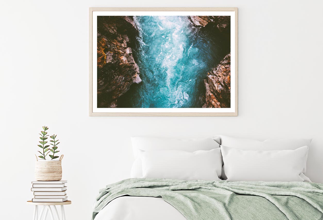 River Canyon Landscape in Sweden Home Decor Premium Quality Poster Print Choose Your Sizes