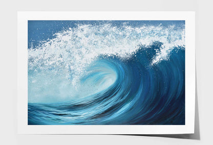 A Seaside, Waves, Painting Wall Art Limited Edition High Quality Print