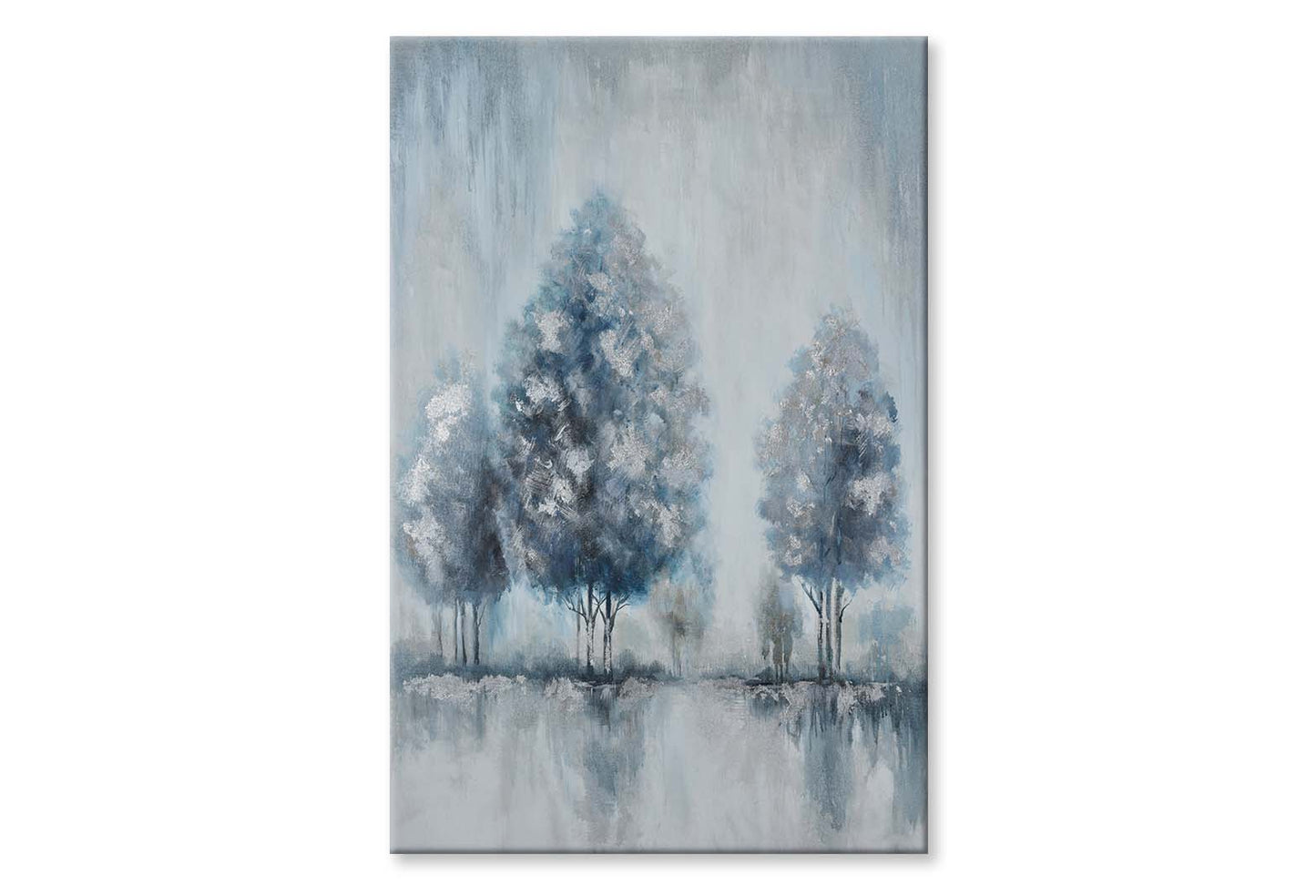 Lake Blue, Reflection, Grove Paint Wall Art Limited Edition High Quality Print