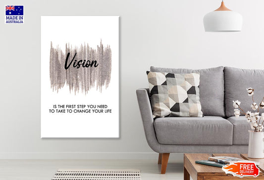 Vision Quote Print 100% Australian Made