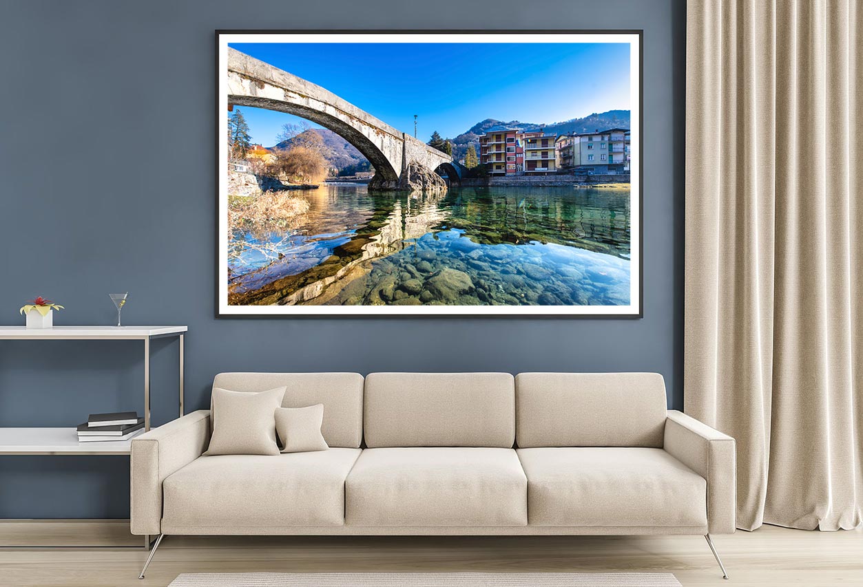 Brembo River In Brembana Valley Home Decor Premium Quality Poster Print Choose Your Sizes