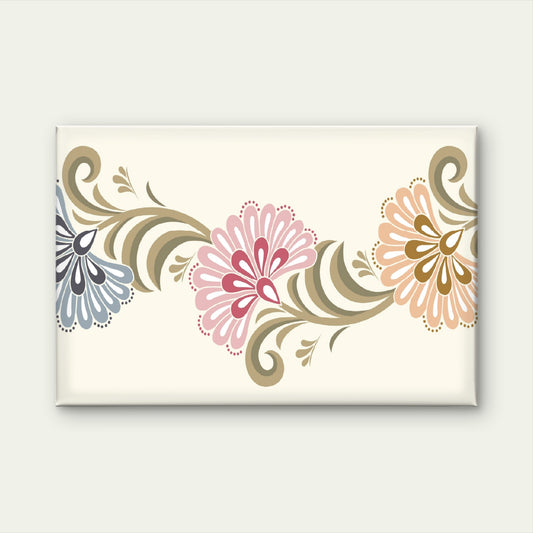 Vintage Pastel Floral Border Wall Art Decor 100% Australian Made - Bella Home Decor