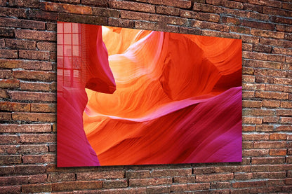 Antelope Canyon View UV Direct Aluminum Print Australian Made Quality