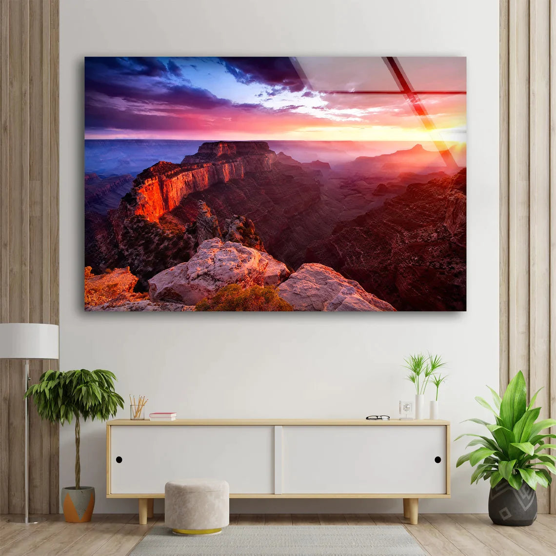 Mountain Sunset Scenery UV Direct Aluminum Print Australian Made Quality