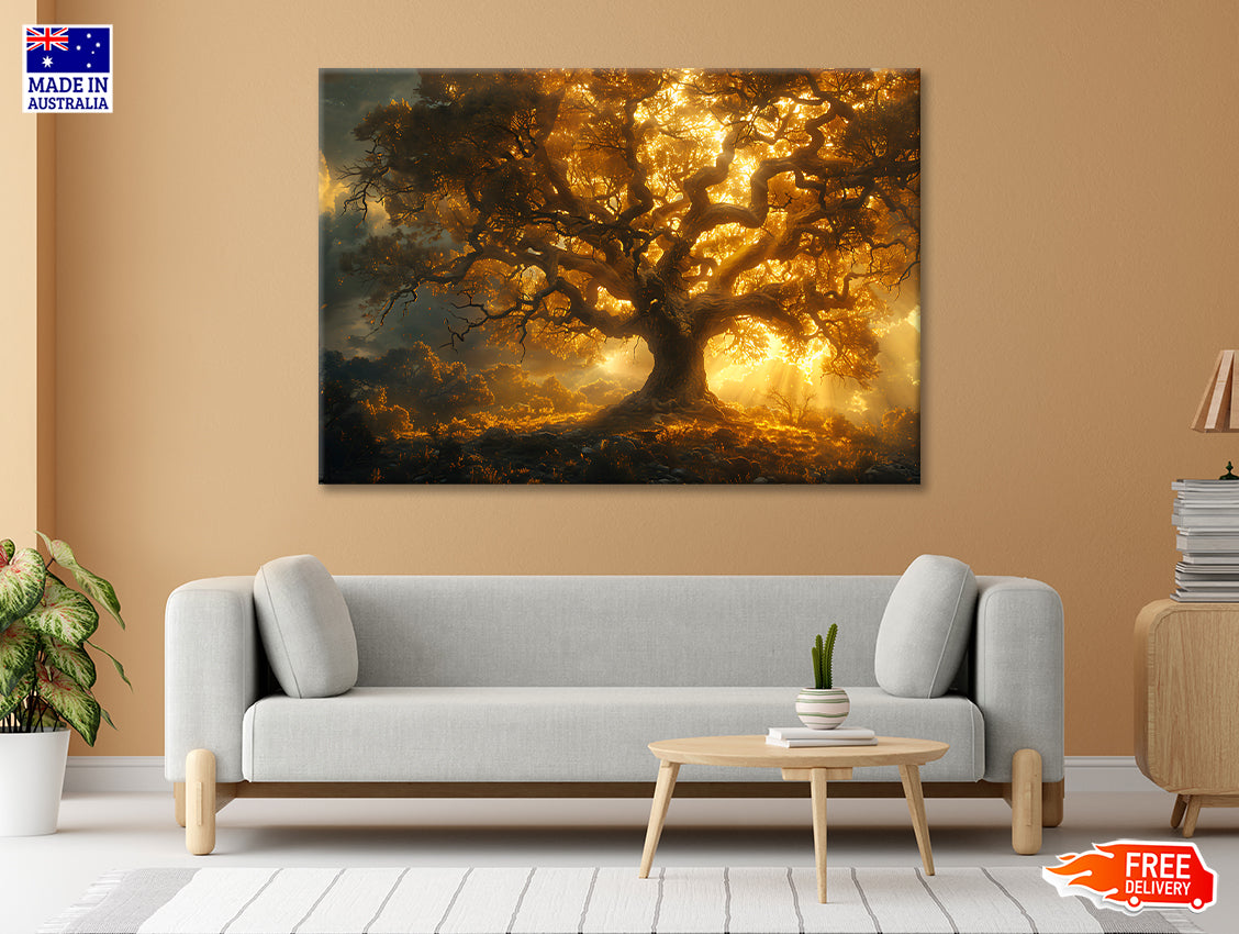 Sunset in the Forest View Print 100% Australian Made - Bella Home Decor