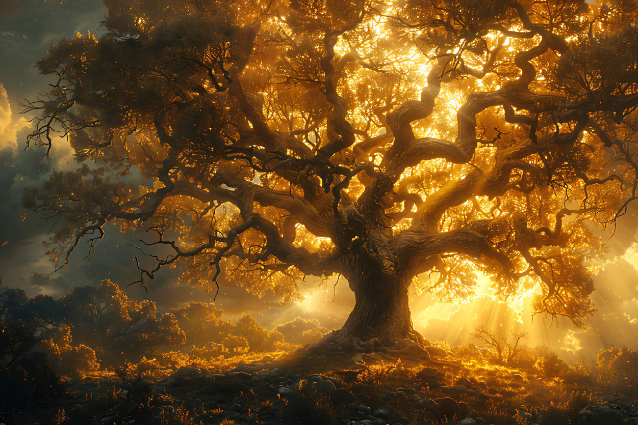 Sunset in the Forest View Print 100% Australian Made - Bella Home Decor