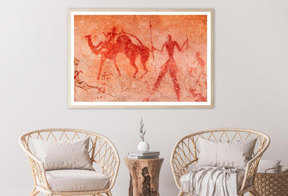 Famous Prehistoric Rock Paintings of Tassili N'Ajjer, Algeria Home Decor Premium Quality Poster Print Choose Your Sizes - Bella Home Decor