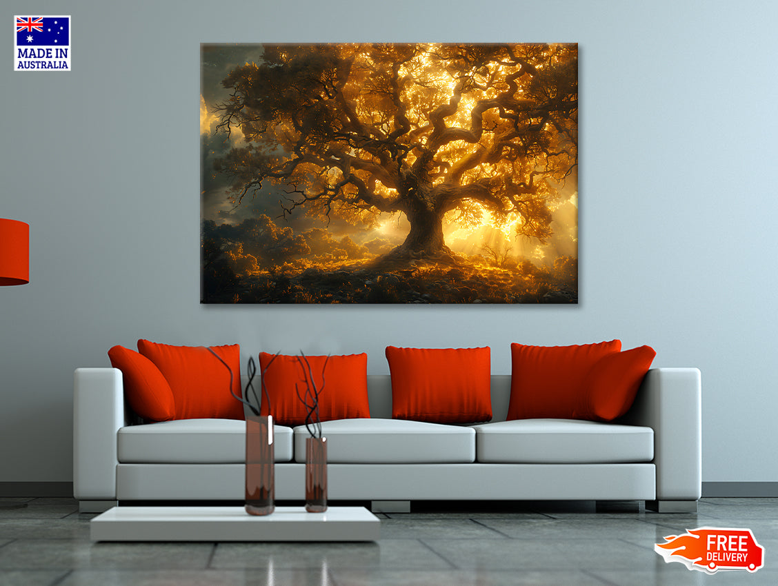 Sunset in the Forest View Print 100% Australian Made - Bella Home Decor
