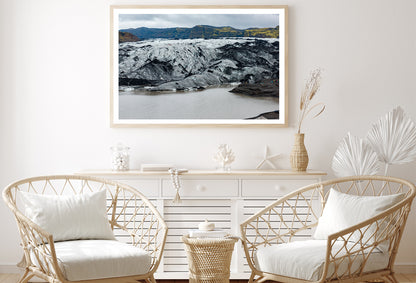 Glacier Melting Into a Lake Home Decor Premium Quality Poster Print Choose Your Sizes