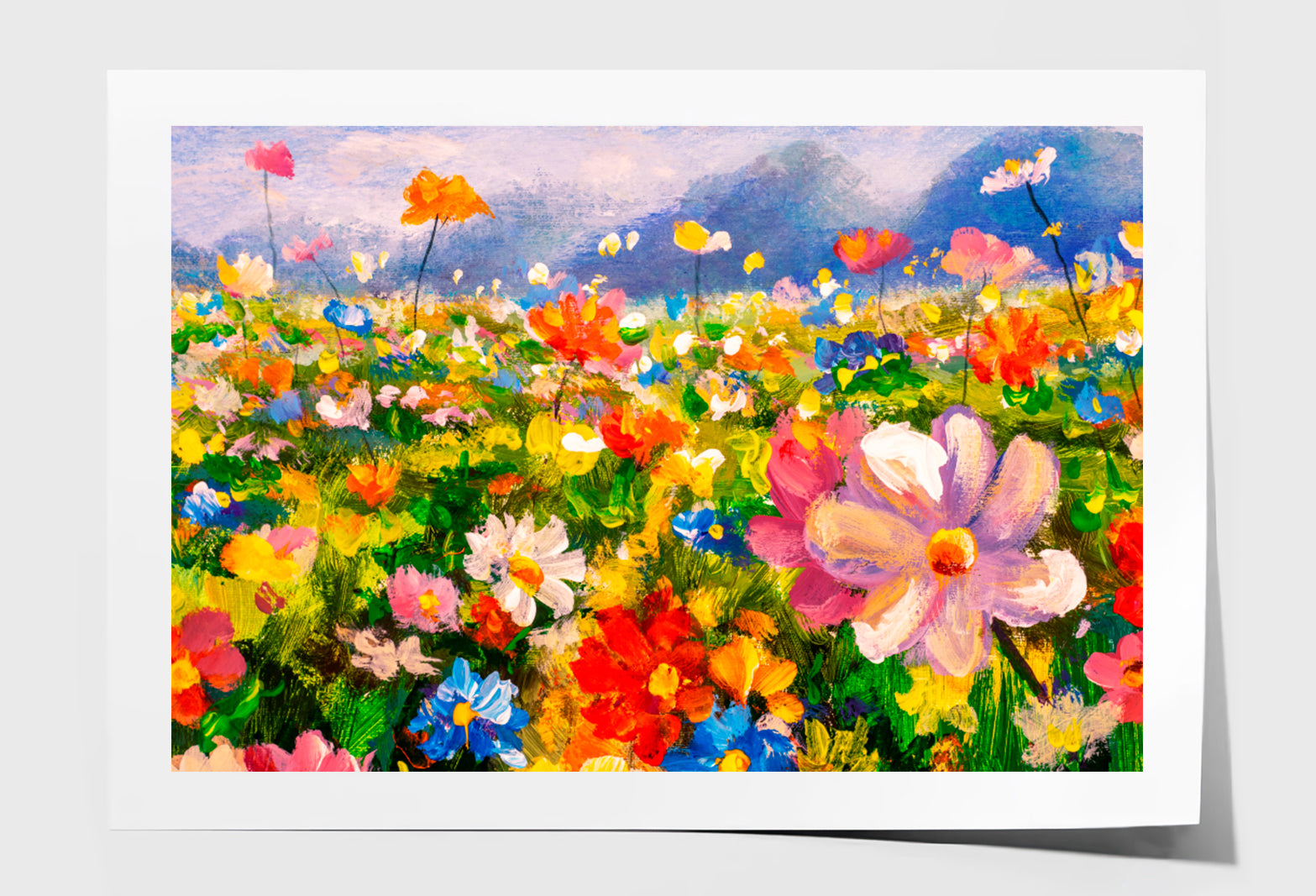 Flowers Claude Impressionism Oil Painting Wall Art Limited Edition High Quality Print Unframed Roll Canvas None