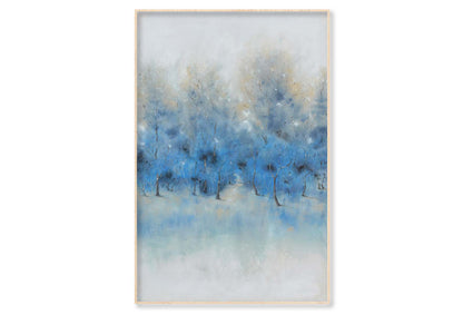 Blue, Watercolor, Modern Style Wall Art Limited Edition High Quality Print