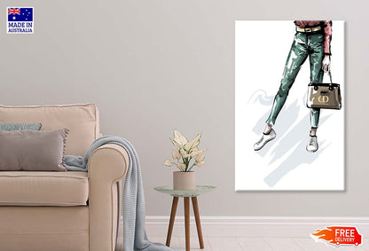 Stylish Sneakers with Luxury Handbag Print 100% Australian Made