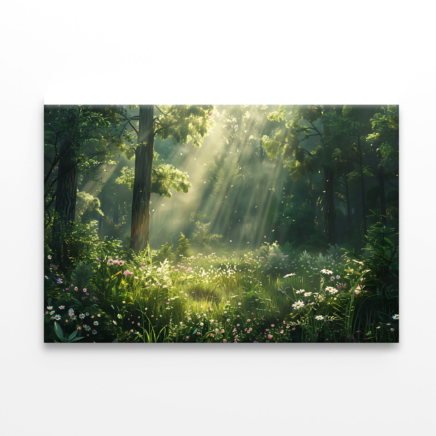 Sun Rays in the Forest Print 100% Australian Made - Bella Home Decor